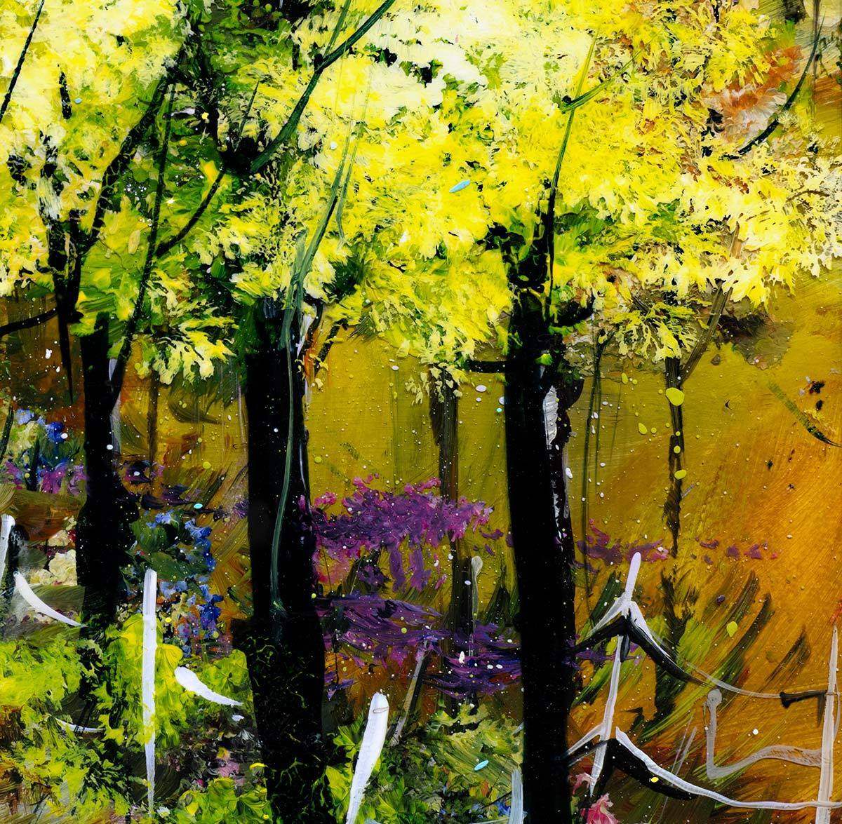 Woodland Walk - Original - SOLD by artist Rozanne Bell - Wyecliffe Galleries