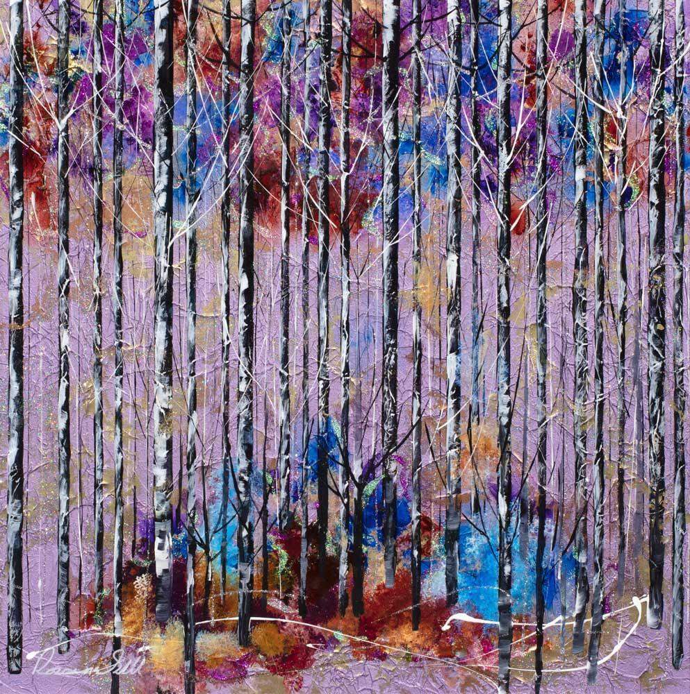 Woodland Wander - Original - SOLD by artist Rozanne Bell - Wyecliffe Galleries