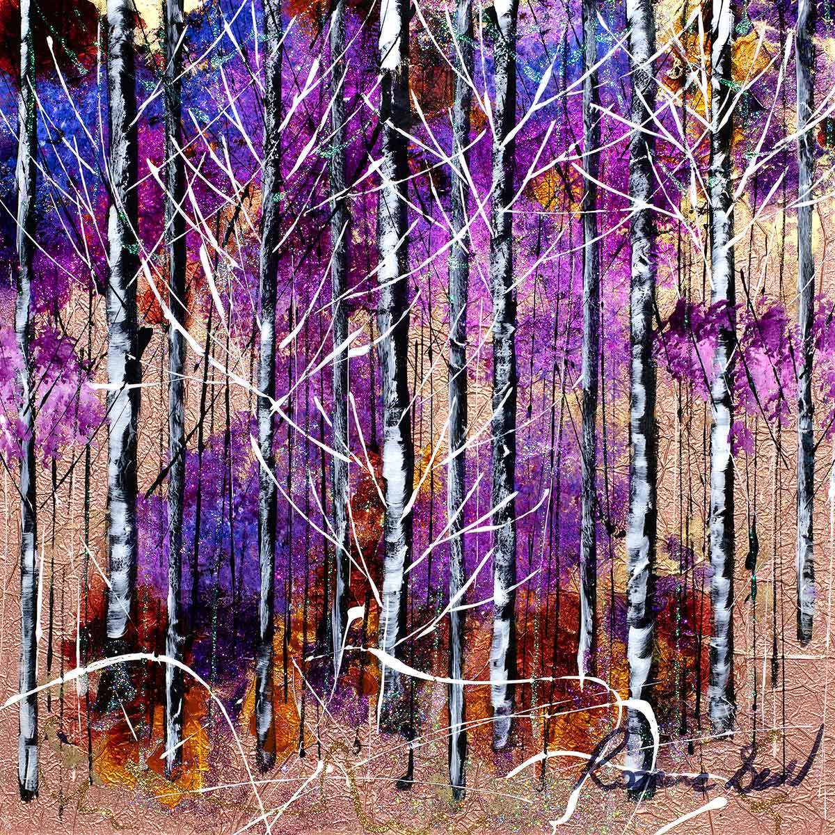Woodland Way - Original - SOLD by artist Rozanne Bell - Wyecliffe Galleries