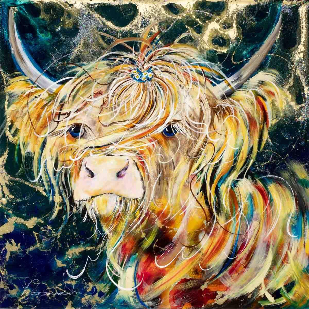 Yolanda - Original - SOLD by artist Rozanne Bell - Wyecliffe Galleries