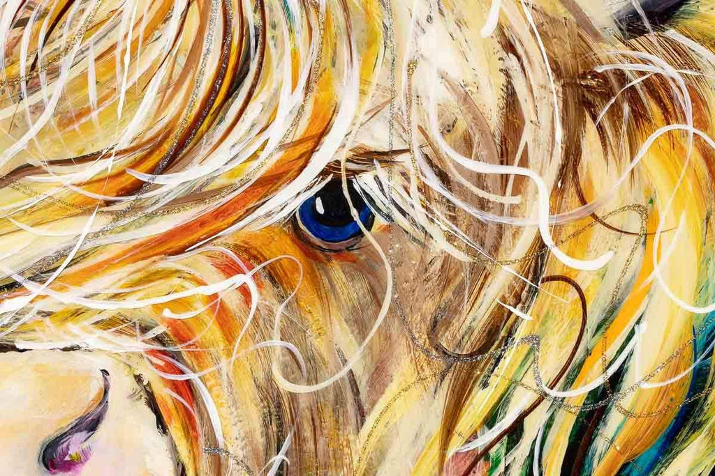 Yolanda - Original - SOLD by artist Rozanne Bell - Wyecliffe Galleries