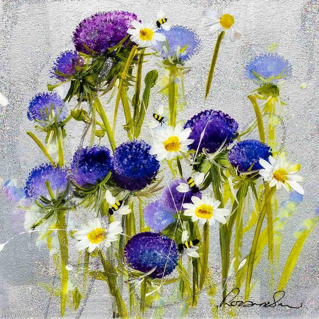 You Brighten My Day - Original - SOLD by artist Rozanne Bell - Wyecliffe Galleries