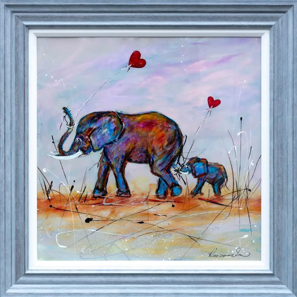 You Own My Heart - Original - SOLD by artist Rozanne Bell - Wyecliffe Galleries