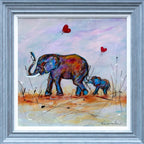 You Own My Heart - Original - SOLD by artist Rozanne Bell - Wyecliffe Galleries