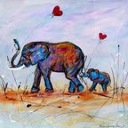You Own My Heart - Original - SOLD by artist Rozanne Bell - Wyecliffe Galleries