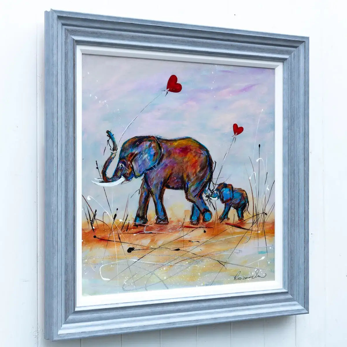 You Own My Heart - Original - SOLD by artist Rozanne Bell - Wyecliffe Galleries