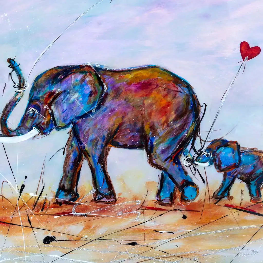 You Own My Heart - Original - SOLD by artist Rozanne Bell - Wyecliffe Galleries