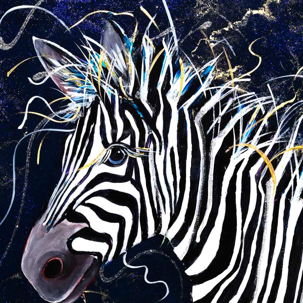 Zana - Original - SOLD by artist Rozanne Bell - Wyecliffe Galleries