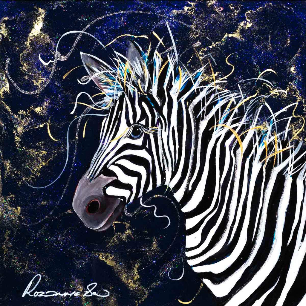 Zana - Original - SOLD by artist Rozanne Bell - Wyecliffe Galleries