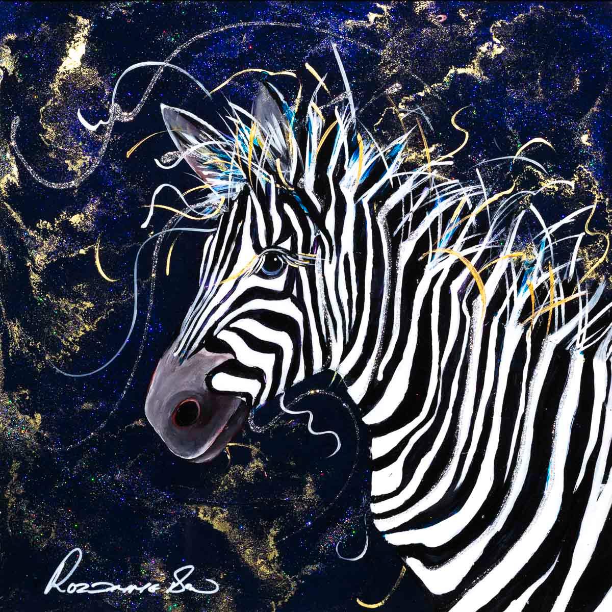 Zana - Original - SOLD by artist Rozanne Bell - Wyecliffe Galleries