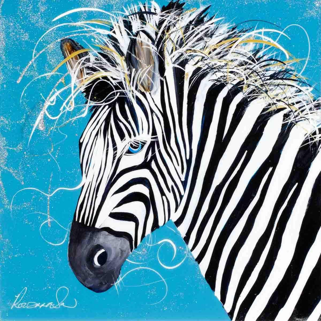 Zane - Original - SOLD by artist Rozanne Bell - Wyecliffe Galleries