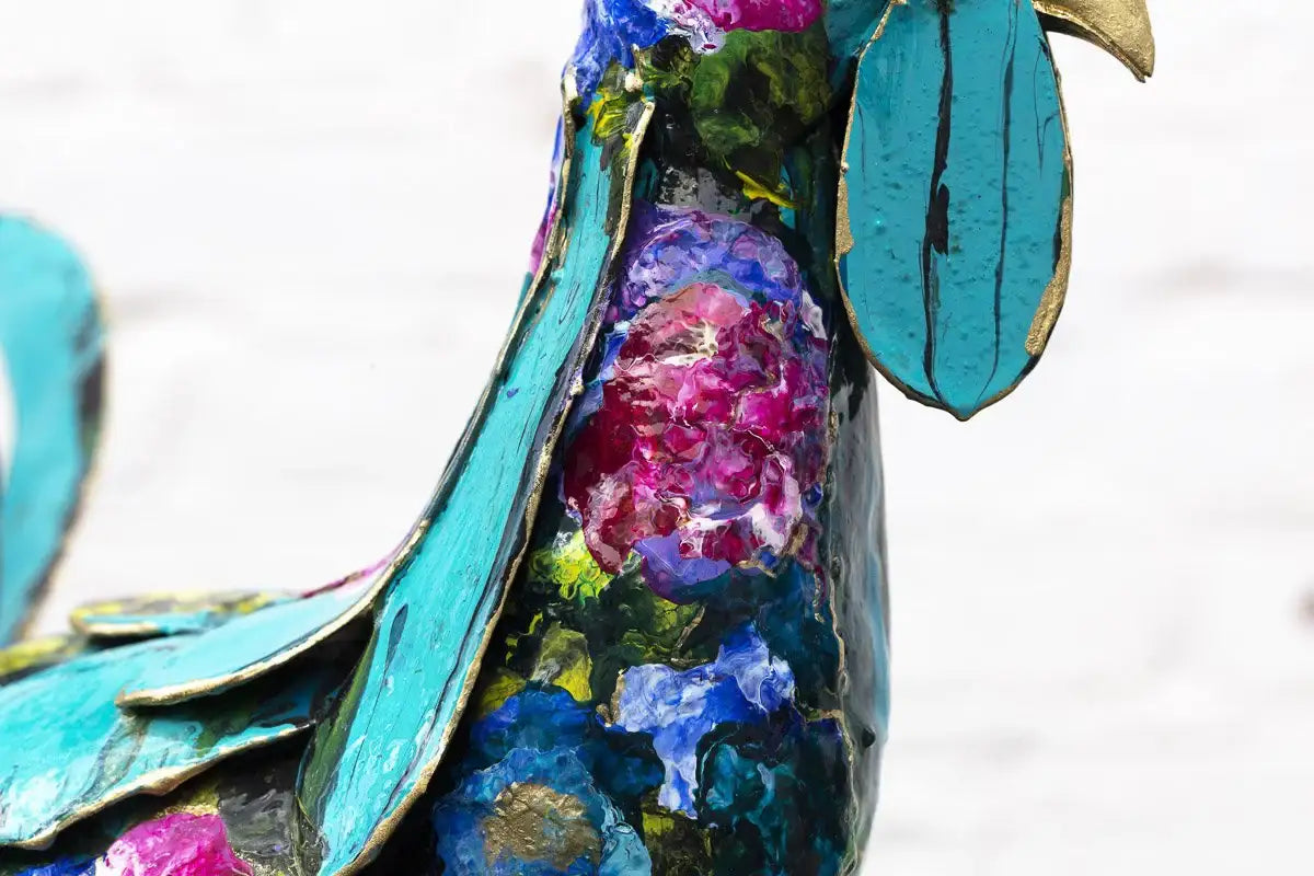 Zazu - Original Sculpture - SOLD by artist Rozanne Bell - Wyecliffe Galleries