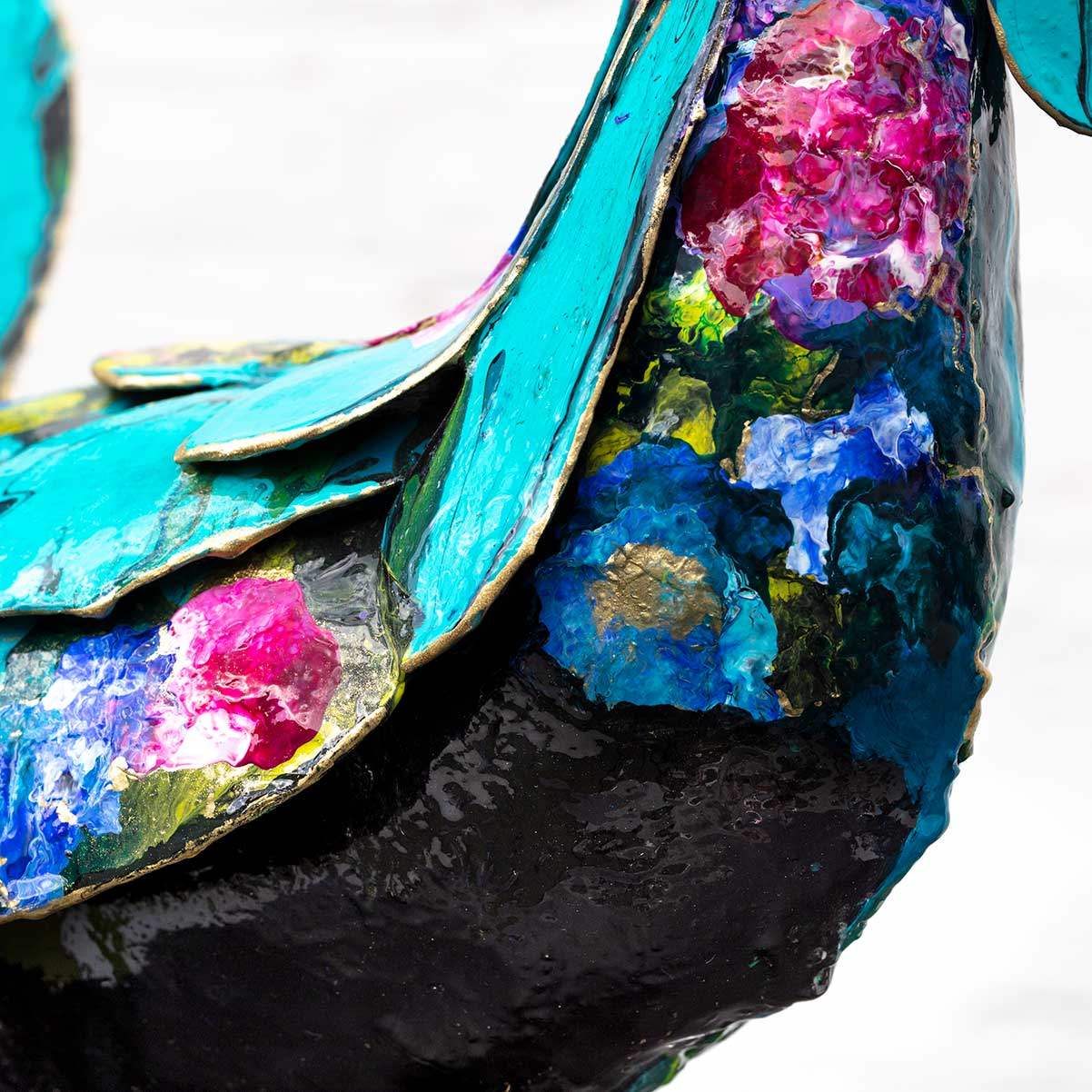 Zazu - Original Sculpture - SOLD by artist Rozanne Bell - Wyecliffe Galleries