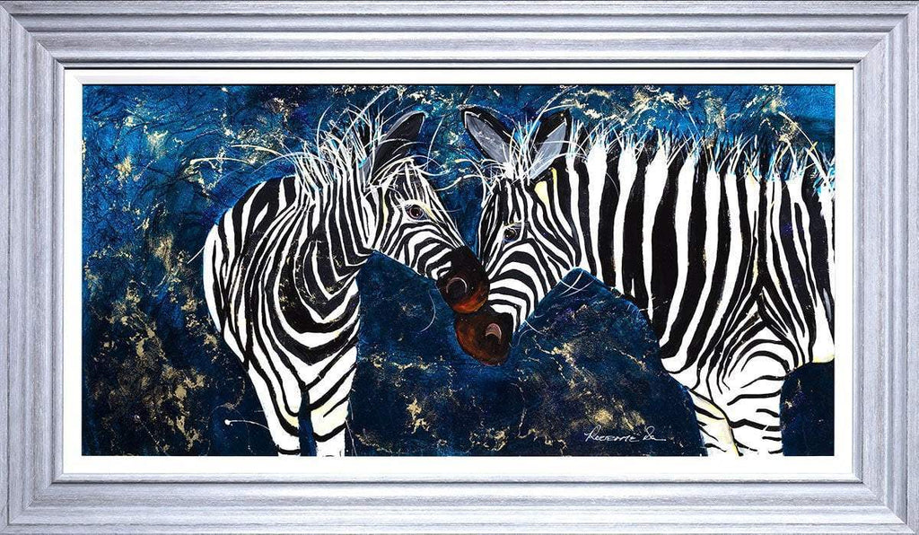 Zebras - Original - SOLD by artist Rozanne Bell - Wyecliffe Galleries