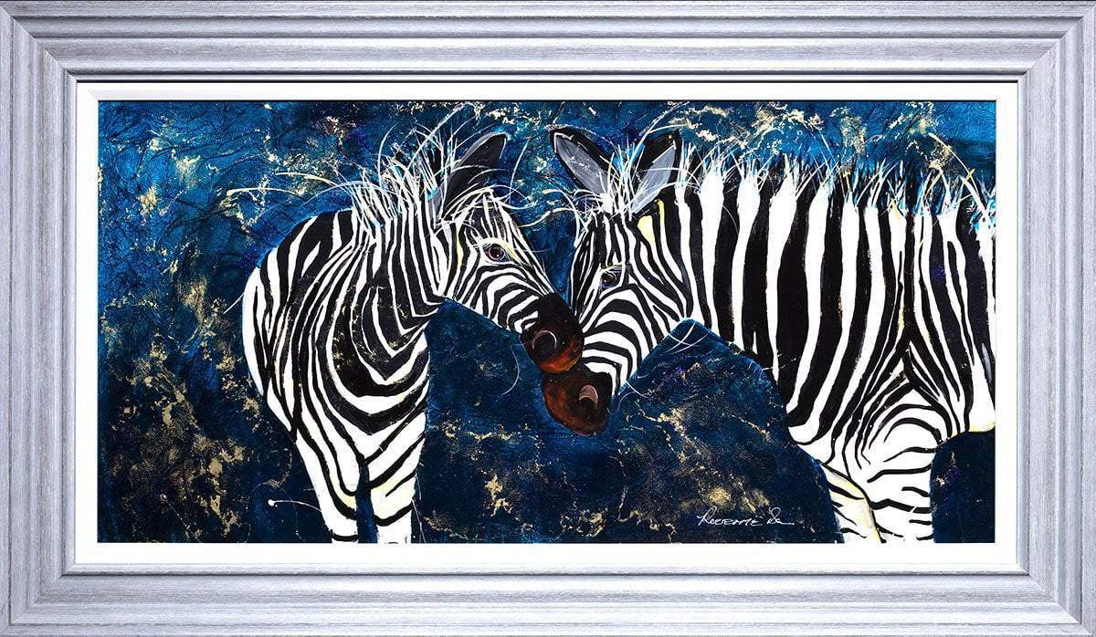 Zebras - Original - SOLD by artist Rozanne Bell - Wyecliffe Galleries
