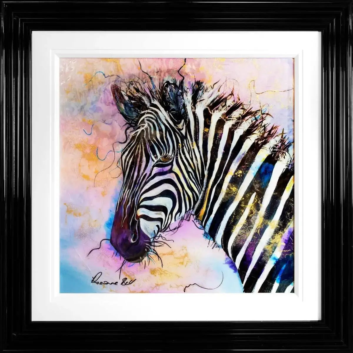 Zeid - original - SOLD by artist Rozanne Bell - Wyecliffe Galleries