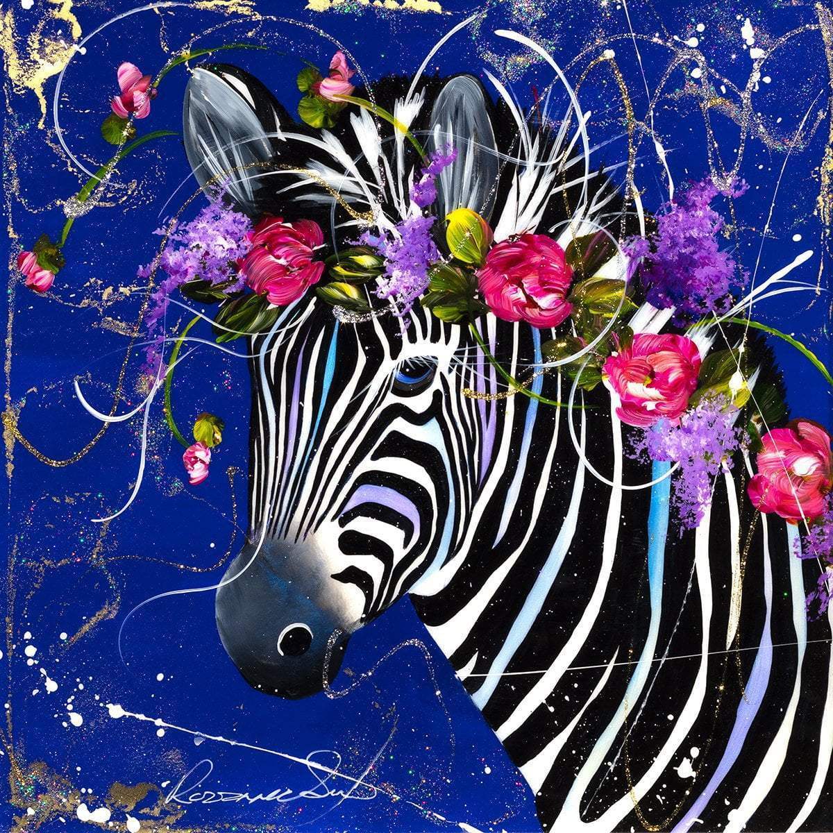 Zoey - Original - SOLD by artist Rozanne Bell - Wyecliffe Galleries