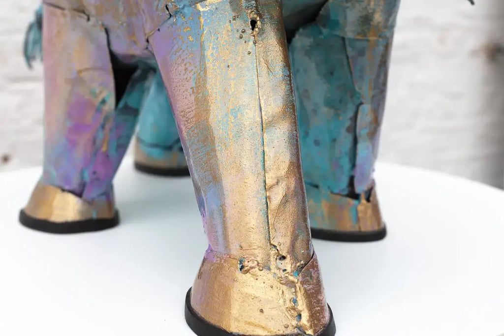 Zulu - Original Sculpture - SOLD by artist Rozanne Bell - Wyecliffe Galleries