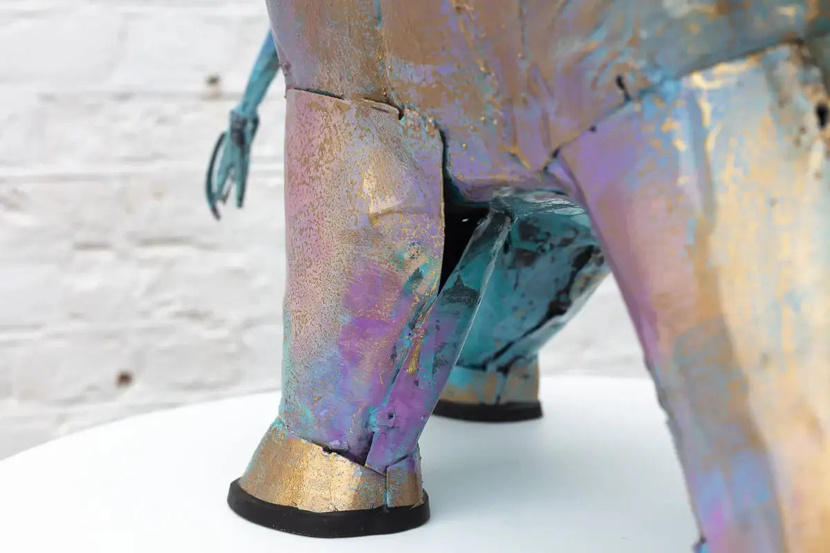 Zulu - Original Sculpture - SOLD by artist Rozanne Bell - Wyecliffe Galleries
