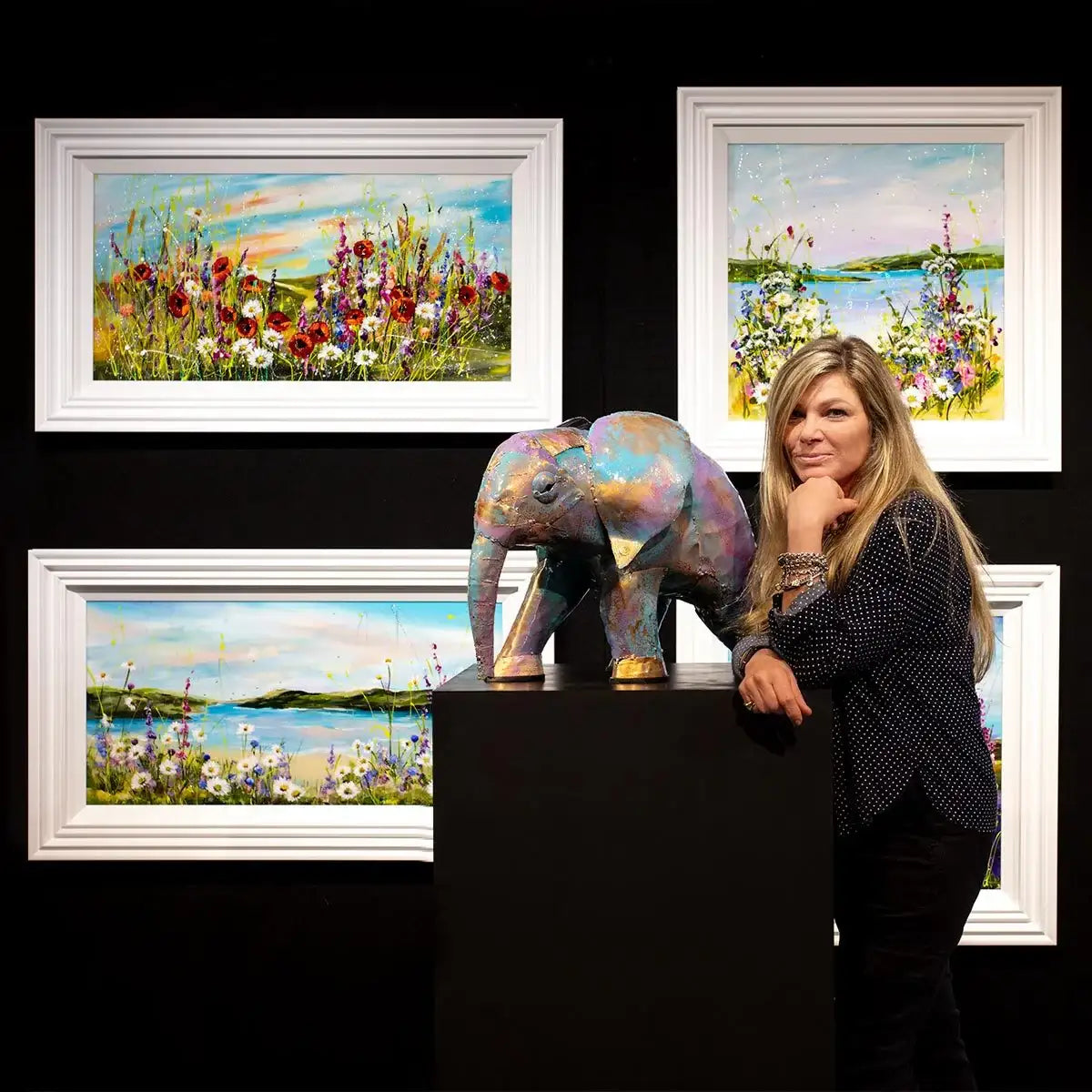 Zulu - Original Sculpture - SOLD by artist Rozanne Bell - Wyecliffe Galleries