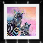 Zumba And Zede - Original - SOLD by artist Rozanne Bell - Wyecliffe Galleries