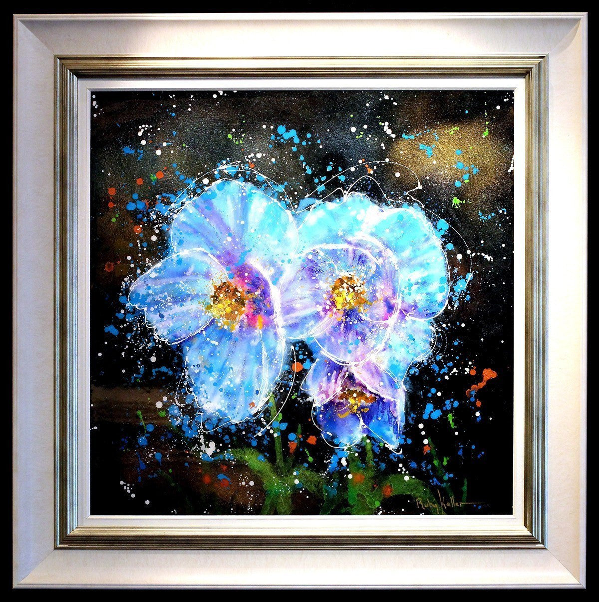 Blue Cornflowers - SOLD Ruby Keller
