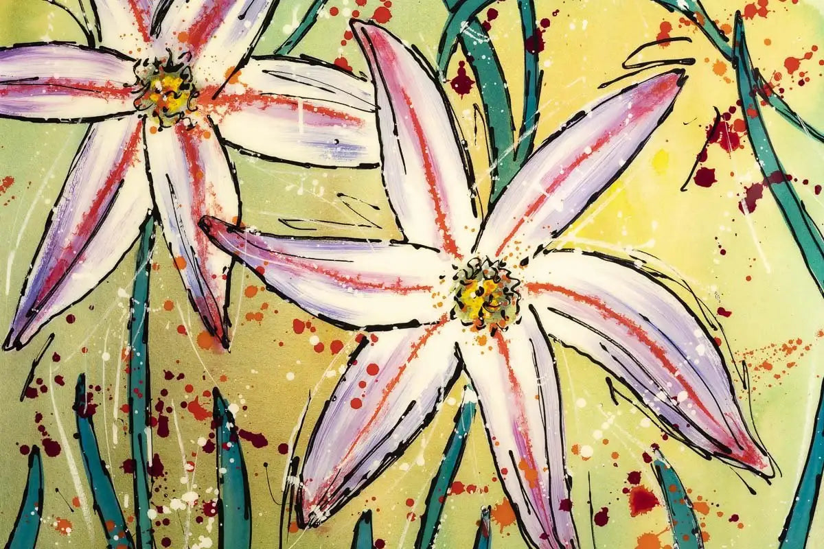 Blume - Original - SOLD by artist Ruby Keller - Wyecliffe Galleries