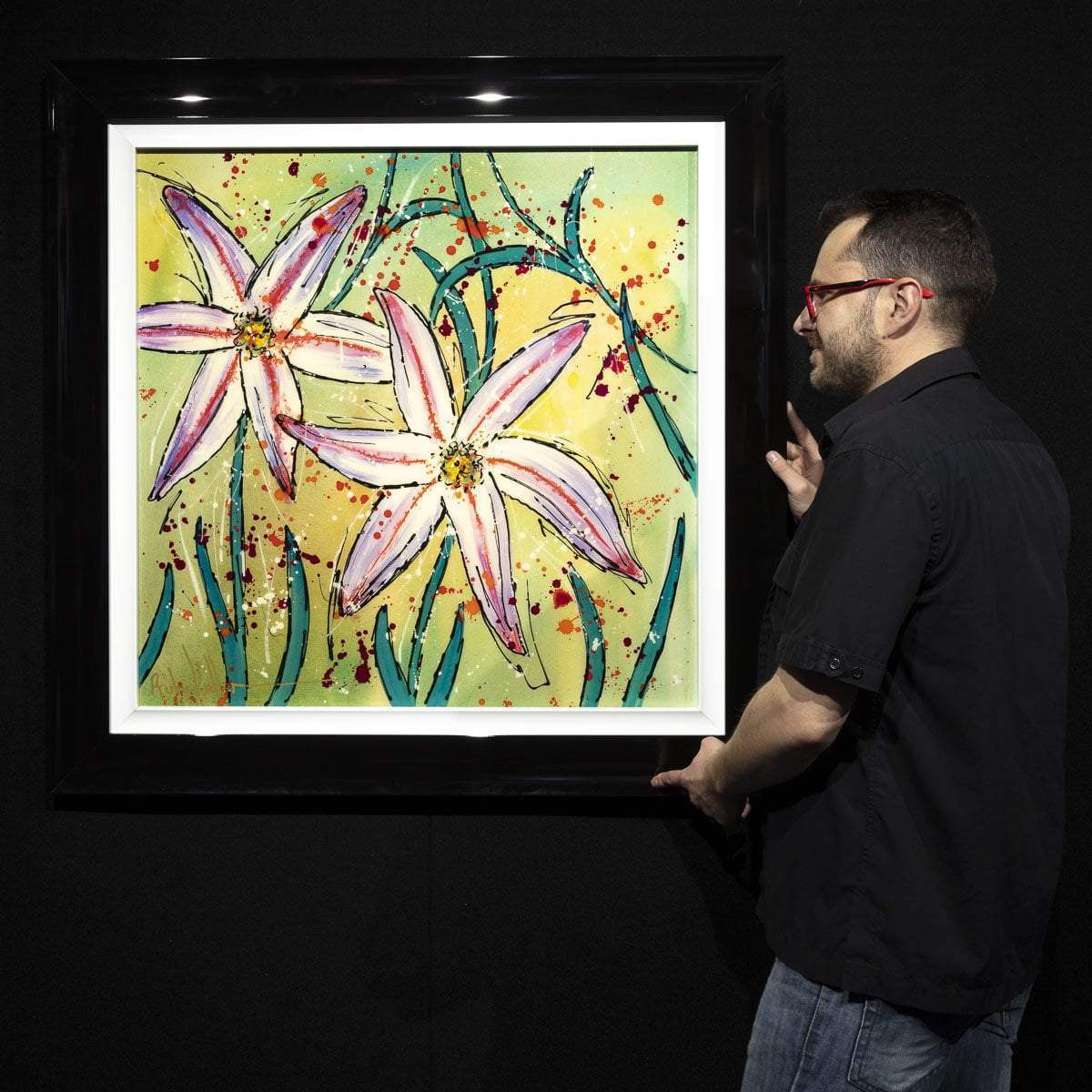 Blume - Original - SOLD by artist Ruby Keller - Wyecliffe Galleries