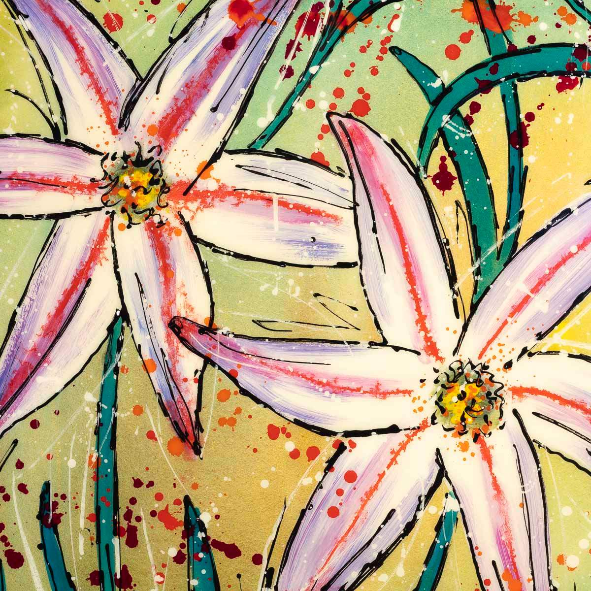 Blume - Original - SOLD by artist Ruby Keller - Wyecliffe Galleries