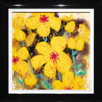 Bold Bloom - Original by artist Ruby Keller - Wyecliffe Galleries