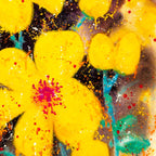 Bold Bloom - Original by artist Ruby Keller - Wyecliffe Galleries