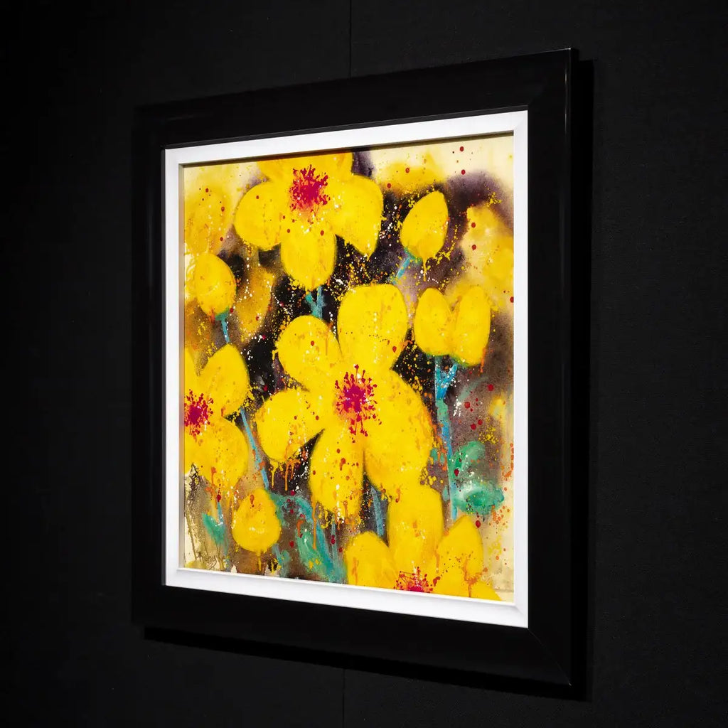 Bold Bloom - Original by artist Ruby Keller - Wyecliffe Galleries