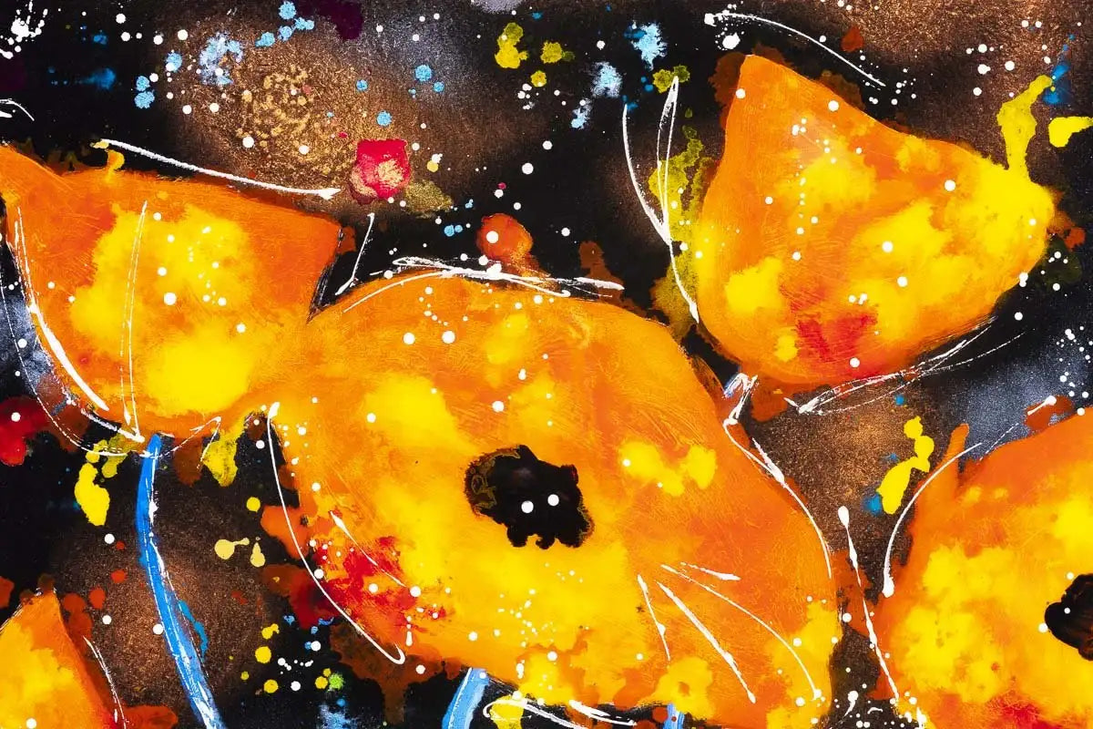 Coral Blush - Original by artist Ruby Keller - Wyecliffe Galleries