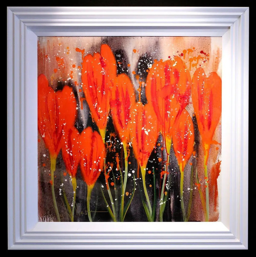 Crocus in Bloom - SOLD by artist Ruby Keller - Wyecliffe Galleries