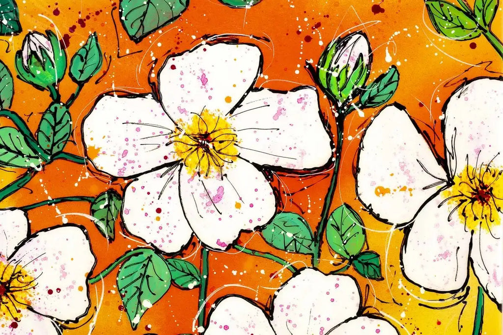 Fleur - Original by artist Ruby Keller - Wyecliffe Galleries