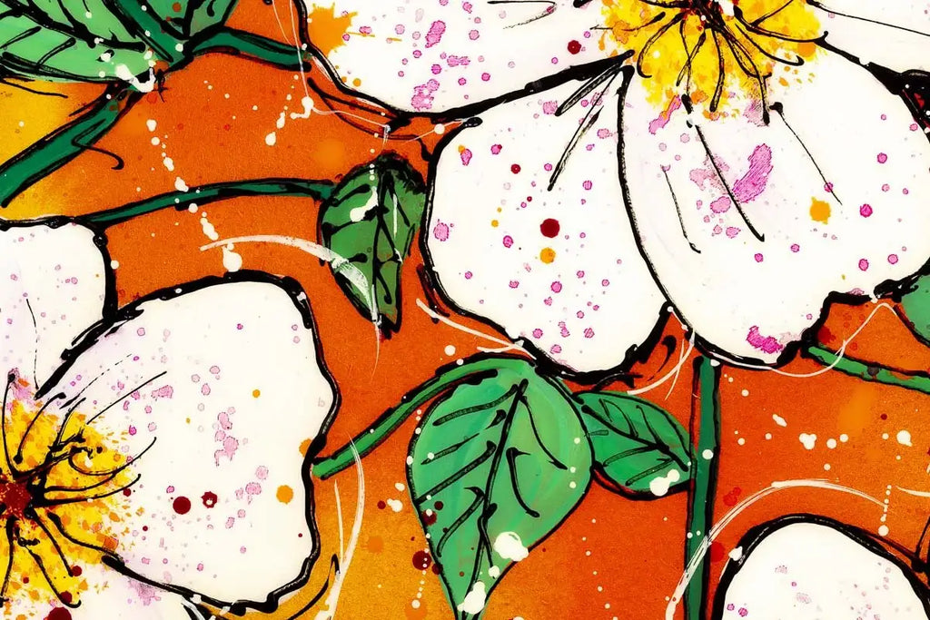 Fleur - Original by artist Ruby Keller - Wyecliffe Galleries