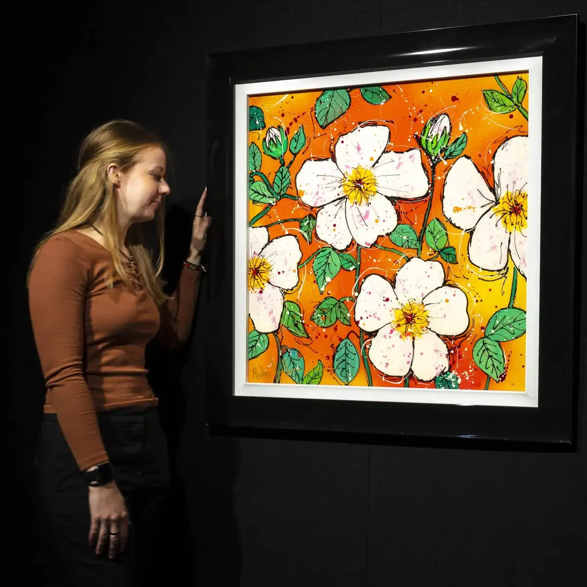 Fleur - Original by artist Ruby Keller - Wyecliffe Galleries