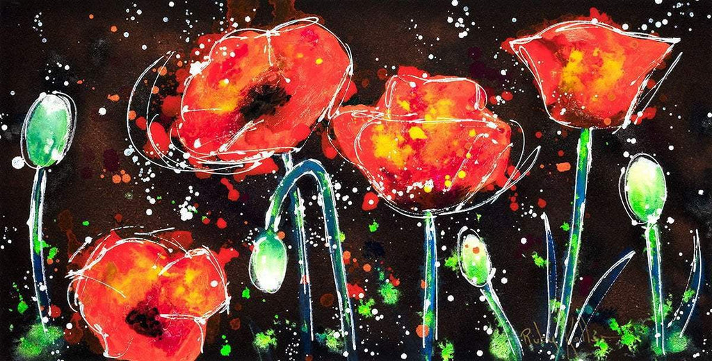 Flora - Original - SOLD by artist Ruby Keller - Wyecliffe Galleries