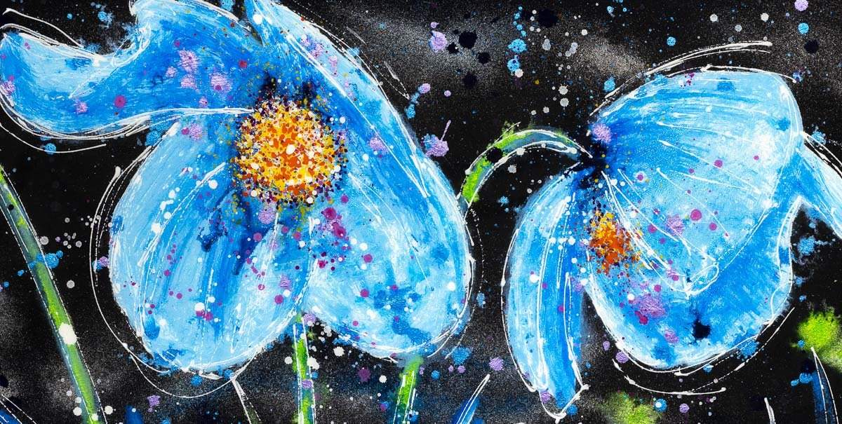 Flos - Original by artist Ruby Keller - Wyecliffe Galleries