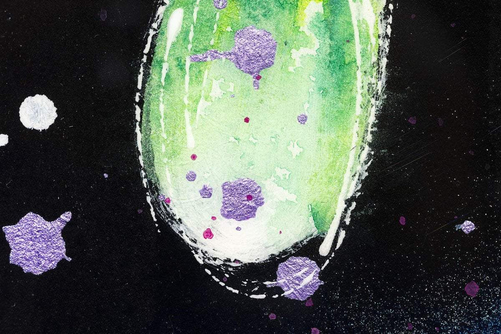 Flos - Original by artist Ruby Keller - Wyecliffe Galleries