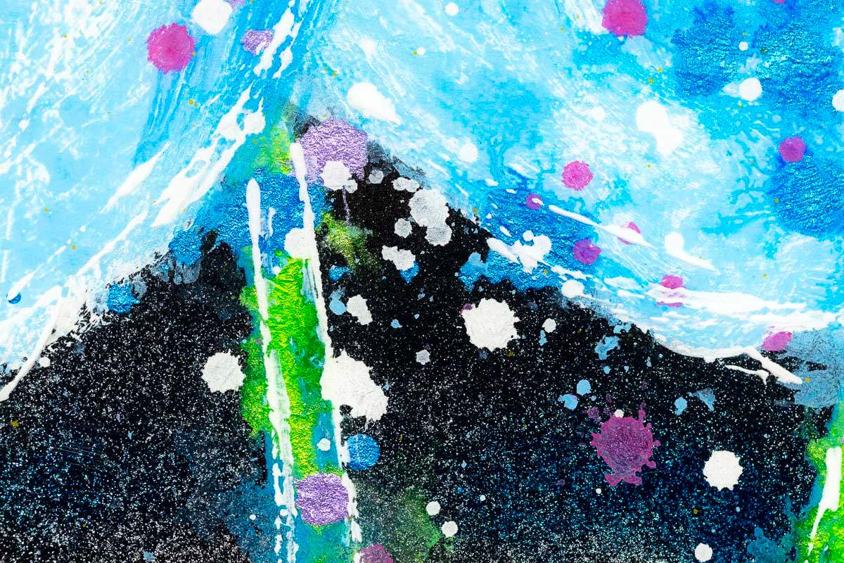 Flos - Original by artist Ruby Keller - Wyecliffe Galleries