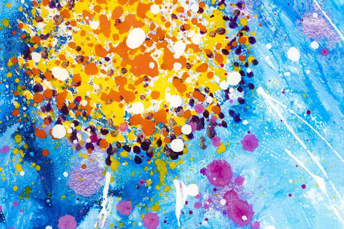 Flos - Original by artist Ruby Keller - Wyecliffe Galleries