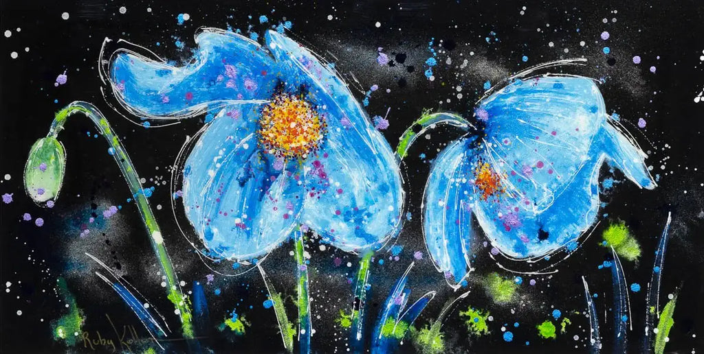 Flos - Original by artist Ruby Keller - Wyecliffe Galleries