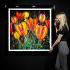 Flower Power - Original by artist Ruby Keller - Wyecliffe Galleries