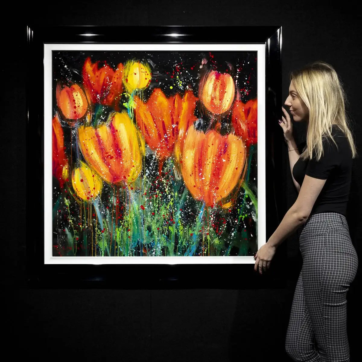 Flower Power - Original by artist Ruby Keller - Wyecliffe Galleries