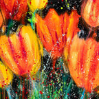 Flower Power - Original by artist Ruby Keller - Wyecliffe Galleries