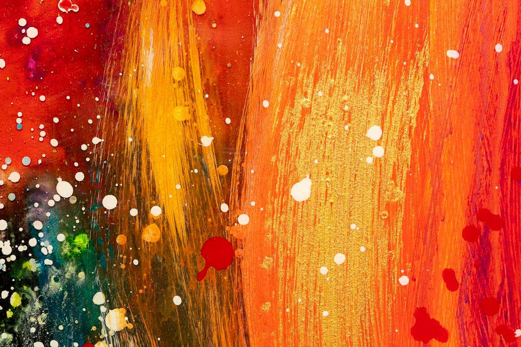 Flower Power - Original by artist Ruby Keller - Wyecliffe Galleries