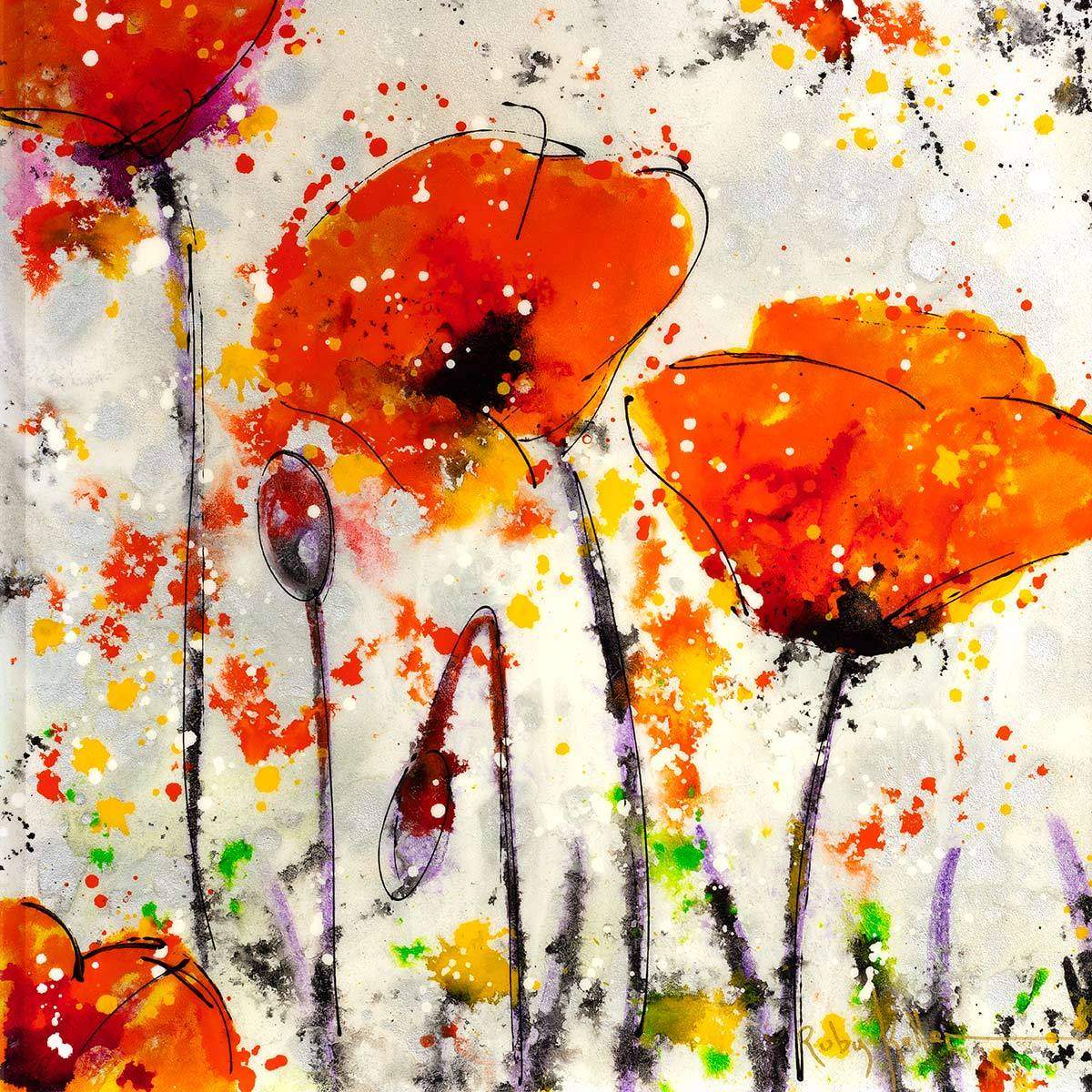 Freesia - Original by artist Ruby Keller - Wyecliffe Galleries