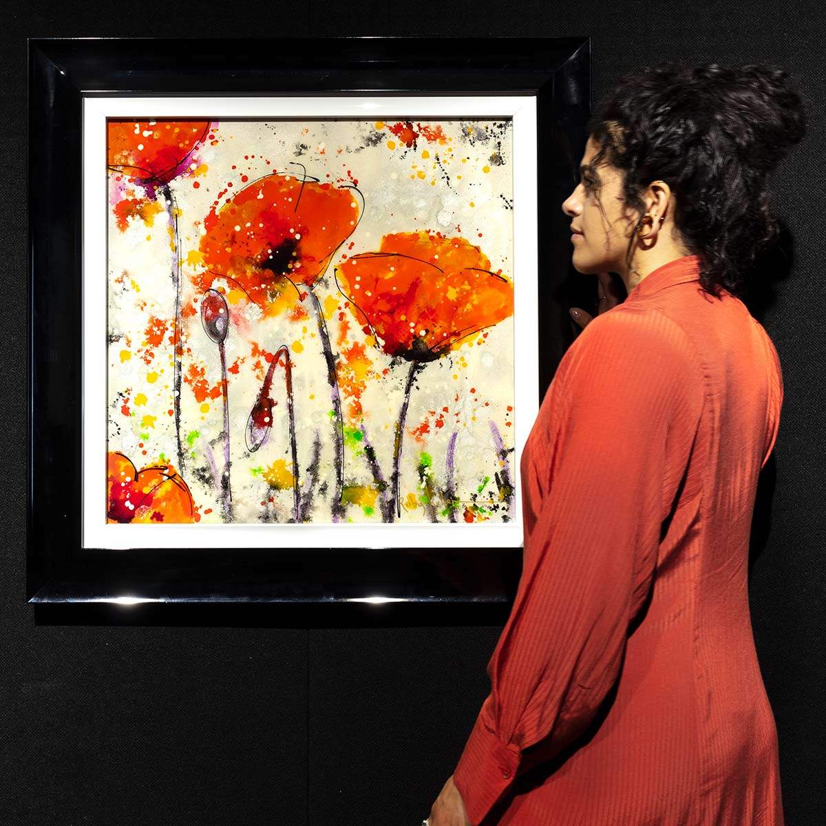 Freesia - Original by artist Ruby Keller - Wyecliffe Galleries