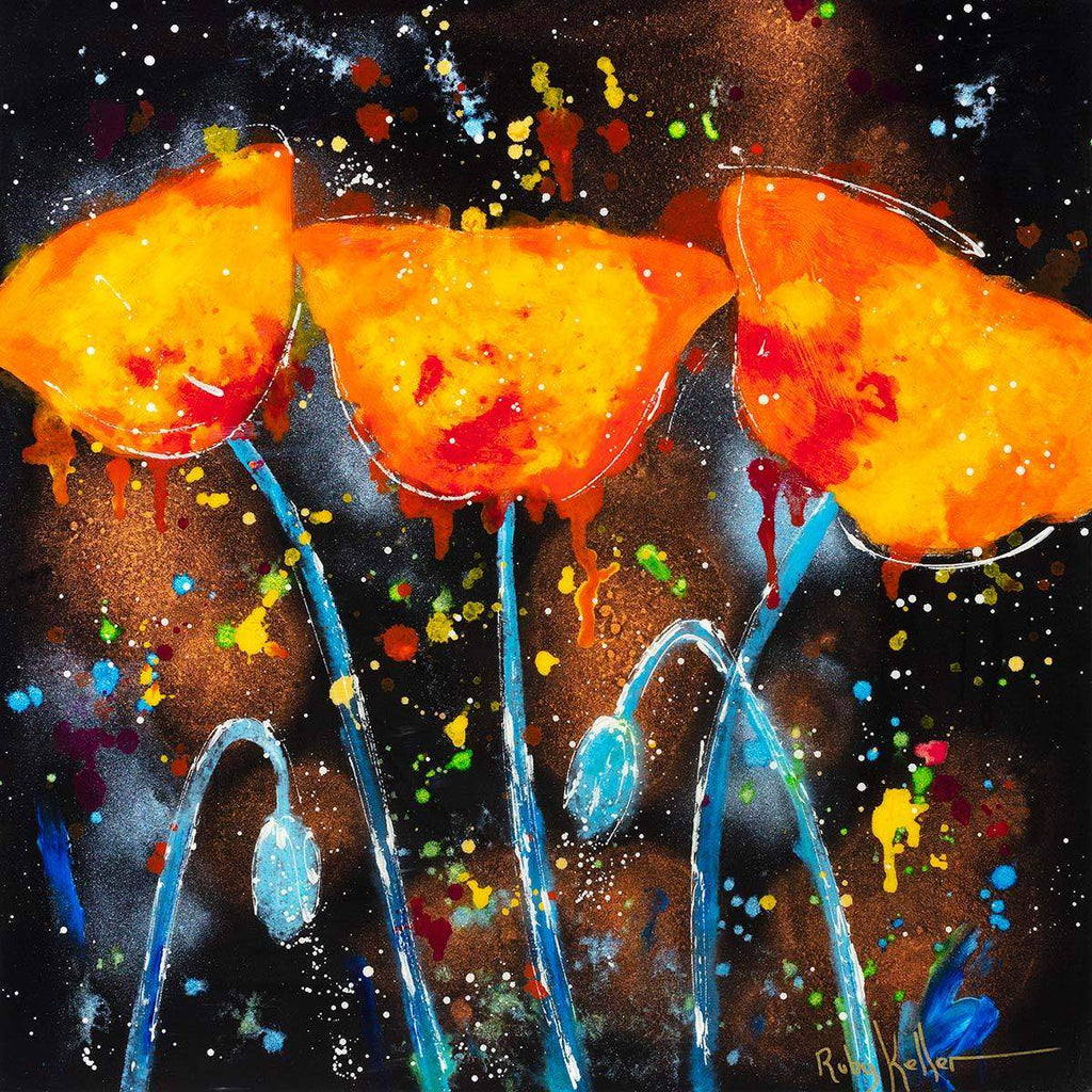 From A Secret Admirer - Original - SOLD by artist Ruby Keller - Wyecliffe Galleries